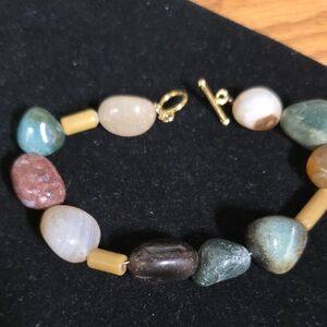 Multicolor Stone Beaded Bracelet